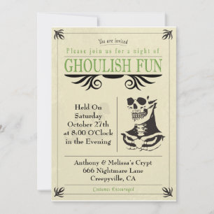 Ghoulish Fun Invitation