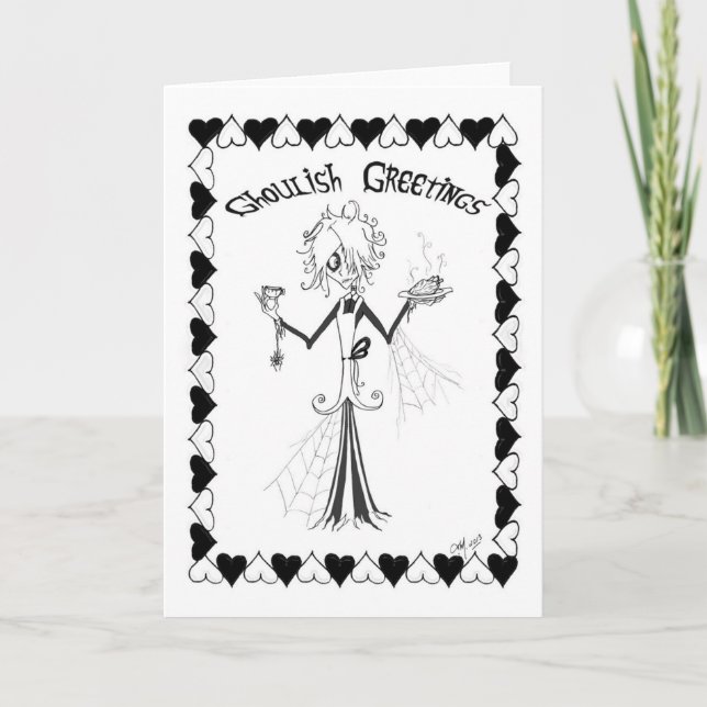 Ghoulish Greetings Holiday Card (Front)