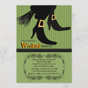 Ghoulish Night Halloween Party Invitation