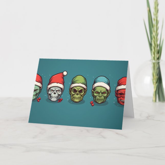 Ghoulish Yuletide: A Creepy Christmas Collection Card (Front)