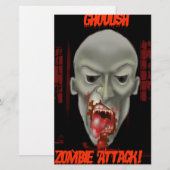 Ghoulish Zombie Attack (Front/Back)