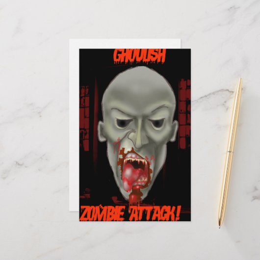 Ghoulish Zombie Attack (Front/Back In Situ)