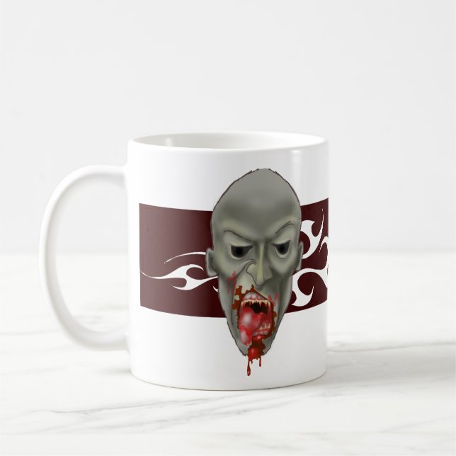 Ghoulish Zombie Attack Coffee Mug (Left)