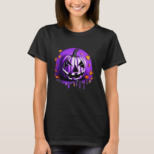Ghoulishly Glam Girls Halloween T_Shirt Designs