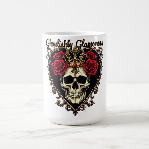 Ghoulishly Glamorous Halloween Elegance Design Coffee Mug