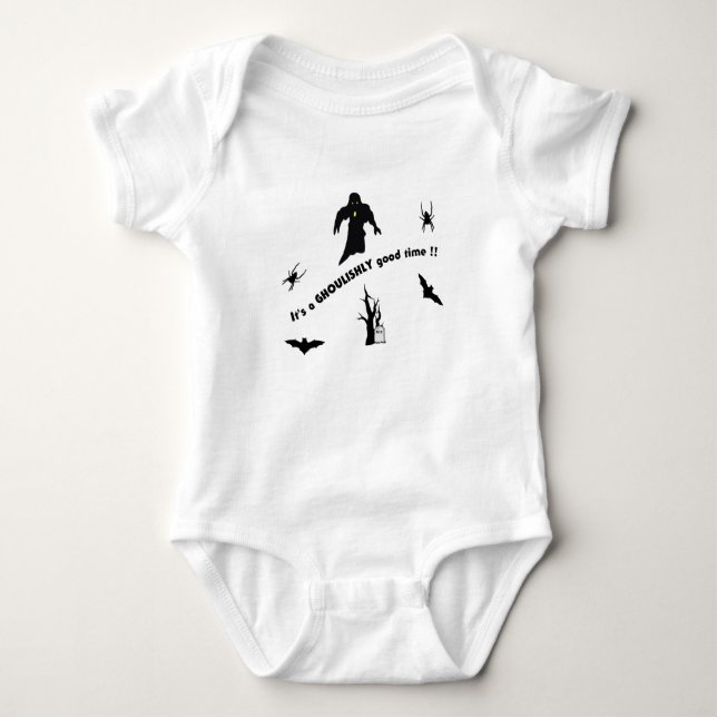 Ghoulishly Good Time - Baby Bodysuit (Front)