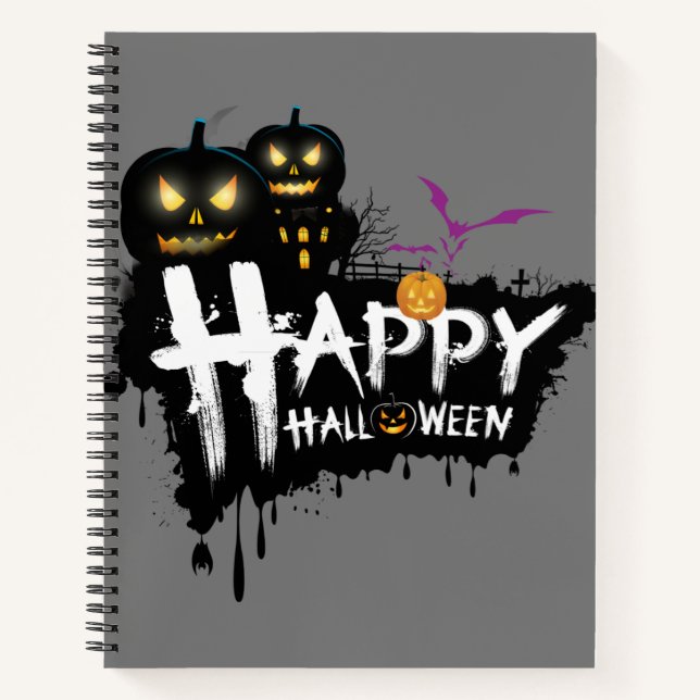 Ghoulishly Great: Personalized Halloween Notebook (Front)