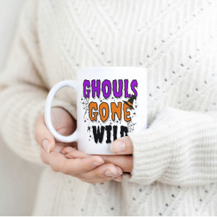 Ghouls Gone Wild Modern Halloween Mug