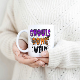 Ghouls Gone Wild Modern Halloween Mug