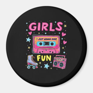 Ghouls Just To Have Fun 80S Classic Retro Vibe Ce Magnet