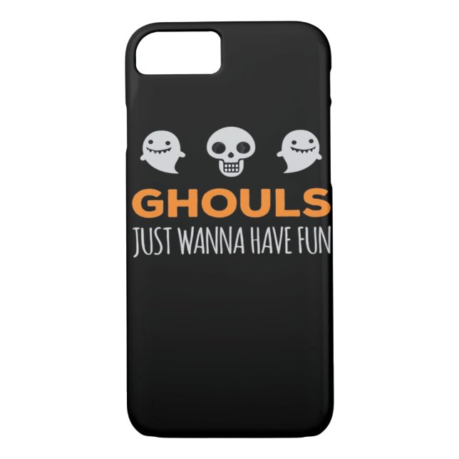 Ghouls Just Wanna Have Fun Autumn Aesthetic Case-Mate iPhone Case (Back)