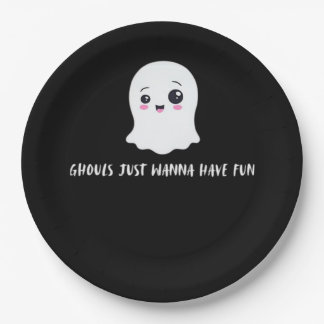 Ghouls Just Wanna Have Fun Boo-tiful Autumn Paper Plates