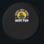 Ghouls Just Wanna Have Fun – Creepy Cute Slogan Magnet<br><div class="desc">A creepy cute slogan design. Playful,  eerie,  and fun for the spooky season.</div>