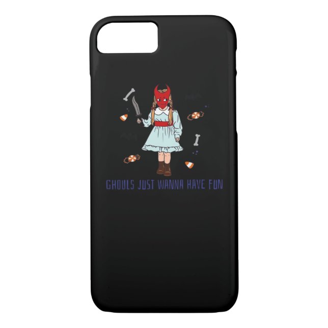 Ghouls Just Wanna Have Fun – Funny Halloween Quote Case-Mate iPhone Case (Back)
