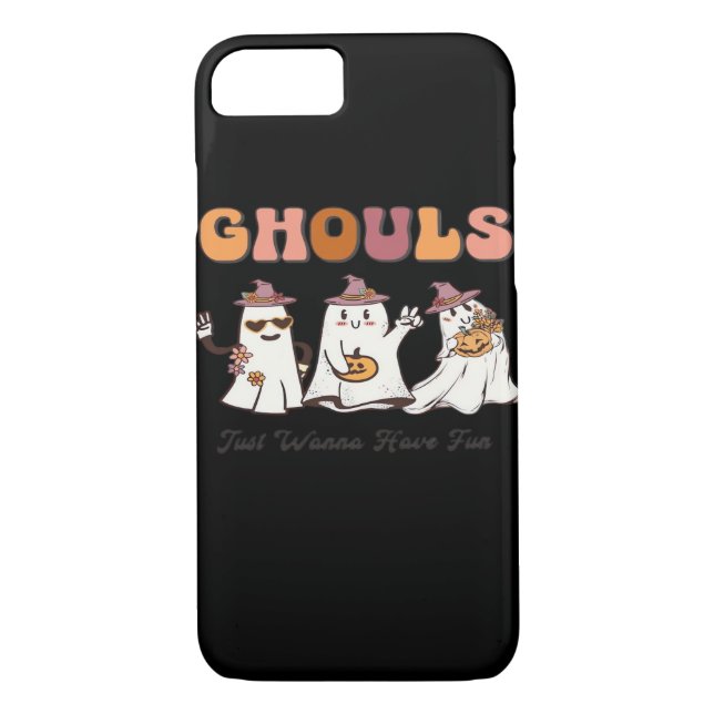 Ghouls Just Wanna Have Fun Funny Quote Case-Mate iPhone Case (Back)