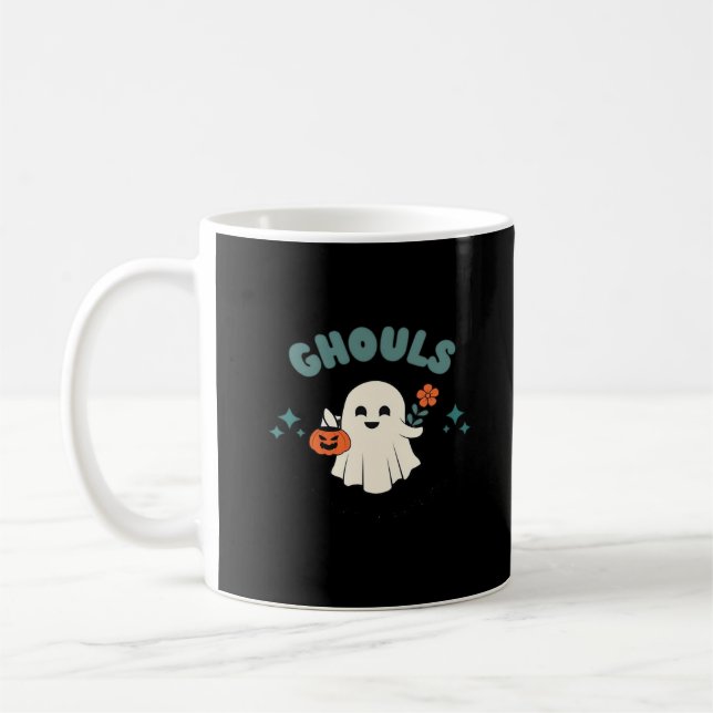 Ghouls Just Wanna Have Fun Halloween Art Funny Quo Coffee Mug (Left)