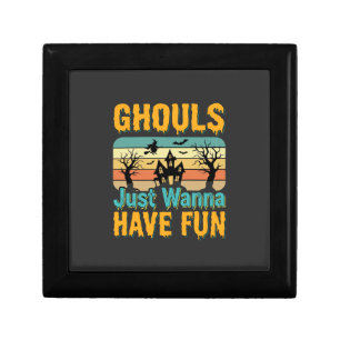 Ghouls Just Wanna Have Fun Halloween Design_1 Gift Box