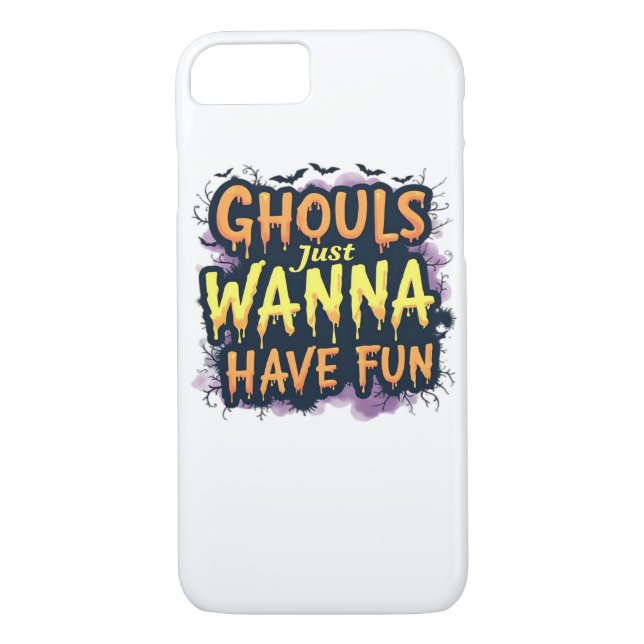 Ghouls Just Wanna Have Fun - Halloween Design Case-Mate iPhone Case (Back)