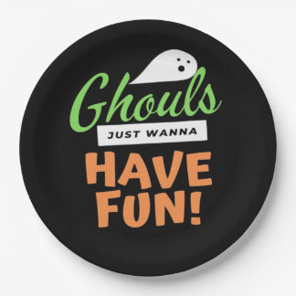 Ghouls Just Wanna Have Fun – Halloween Ghouls Funn Paper Plates