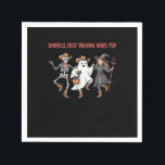 Ghouls Just Wanna Have Fun Halloween Gifts Basic D Napkins<br><div class="desc">A basic design for Halloween gifts with the classic slogan. Simple,  versatile,  and festive.</div>
