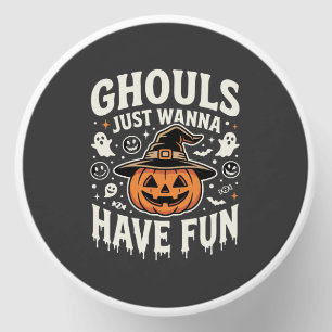 Ghouls Just Wanna Have Fun Halloween Pumpkin Mini Candle Favors