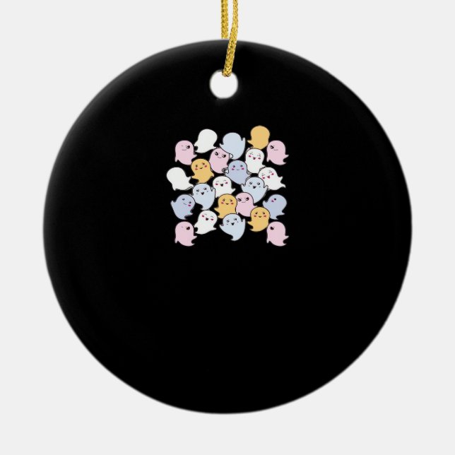 Ghouls Just Wanna Have Fun – Midnight Basic Style Ceramic Ornament (Front)