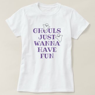 Ghouls Just Wanna Have Fun Purple Halloween T-Shirt