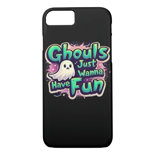 Ghouls Just Wanna Have Fun - Retro Halloween Case-Mate iPhone Case (Back)