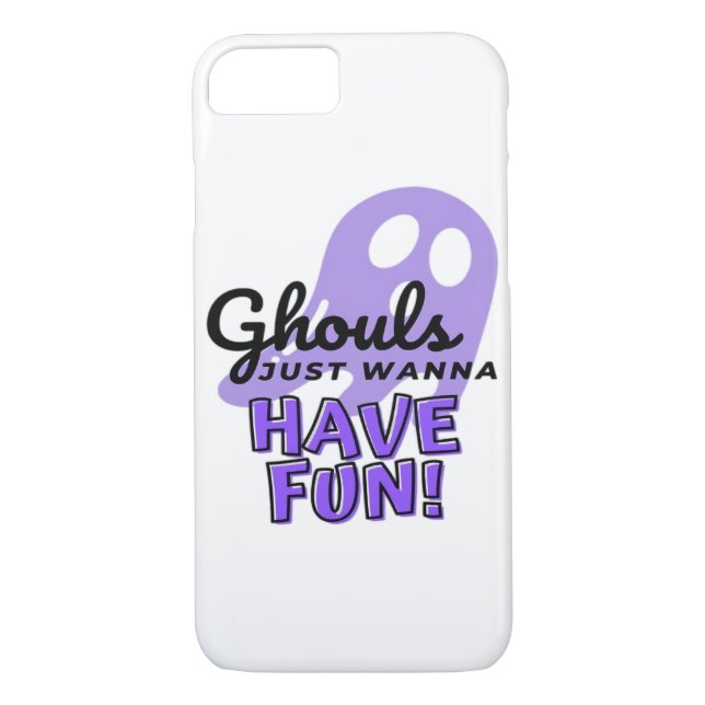 Ghouls Just Wanna Have Fun Sloth Halloween Case-Mate iPhone Case (Back)
