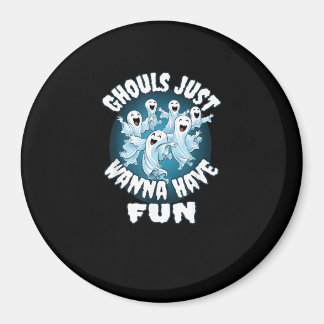 Ghouls Just Wanna Have Fun Sloth Halloween Magnet