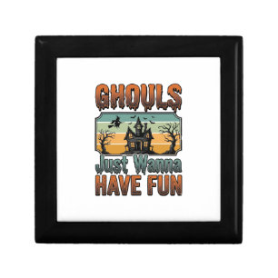 Ghouls Just Wanna Have Fun Vintage Halloween Gift Box