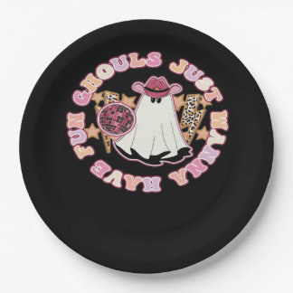 Ghouls Just Wanna Have Fun (Western Style Hallowee Paper Plates