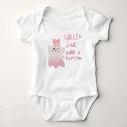 Ghouls Just Want to Have Fun Baby Girl Bodysuit 