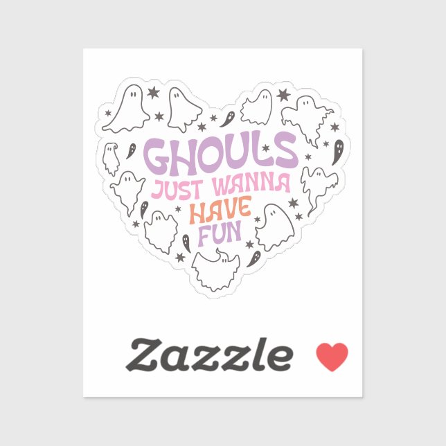 Ghouls just want to have fun Halloween Sticker (Sheet)