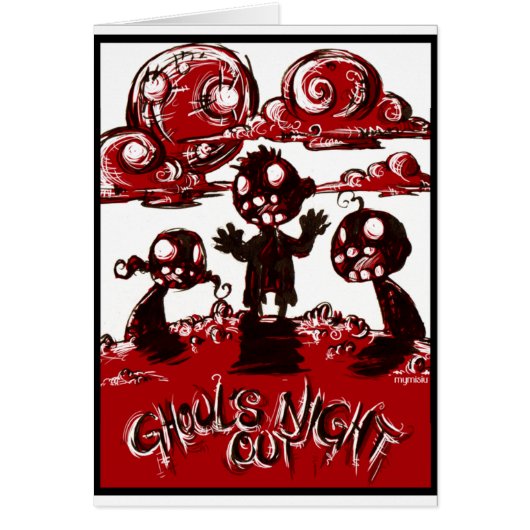Ghouls Night Out Cards (Front)