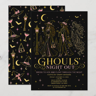 Ghouls’ Night Out Halloween Girls’ Night Invitation