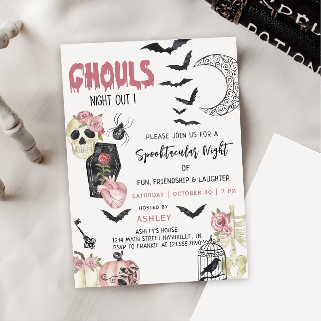 Ghouls Night Out Halloween Party Invitation (Creator Uploaded)