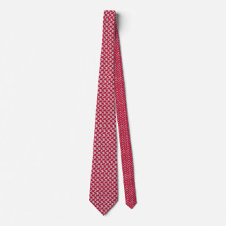 Ghutrah red check neck tie