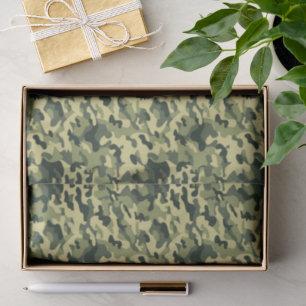 GI Camouflage Military Soldier Celebration Party Tissue Paper