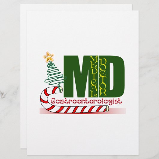 GI GASTROENTEROLOGIST MERRY CHRISTMAS (Front/Back)