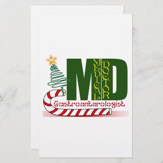 GI GASTROENTEROLOGIST MERRY CHRISTMAS (Front/Back)