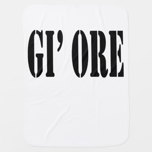 Gi ore Broad Yorkshire and Sheffield Dialect  Baby Blanket
