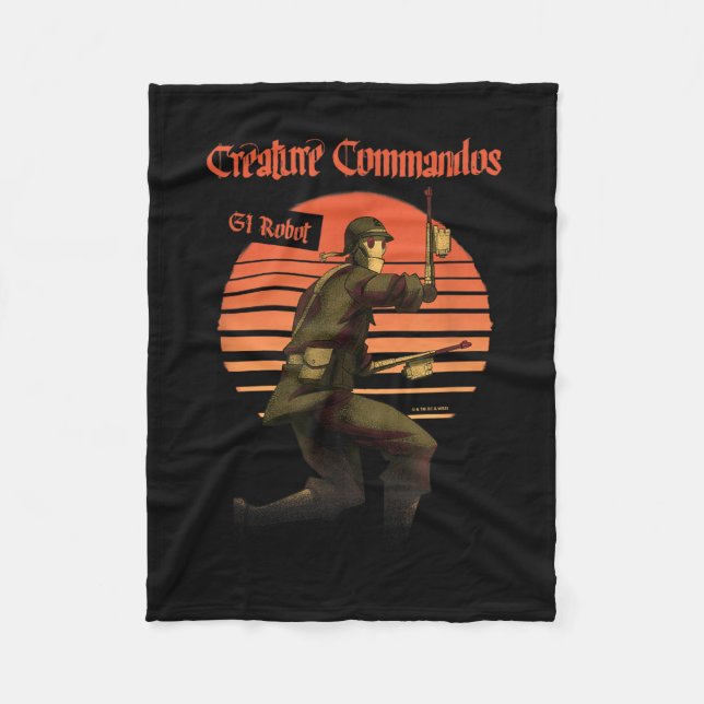 Gi Robot Poster Fleece Blanket (Front)