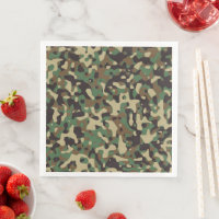 GI Soldier Camouflage Military Celebration Party