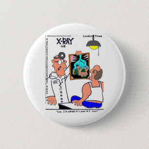 GI Tract Funny Gastrointestinal Medical Tees Gifts Button