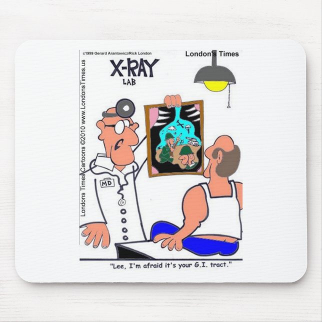 GI Tract Funny Gastrointestinal Medical Tees Gifts Mouse Pad (Front)