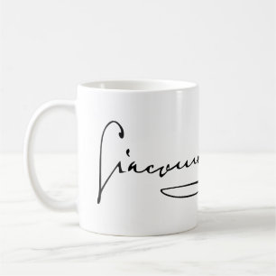 Giacomo Puccini signature Coffee Mug