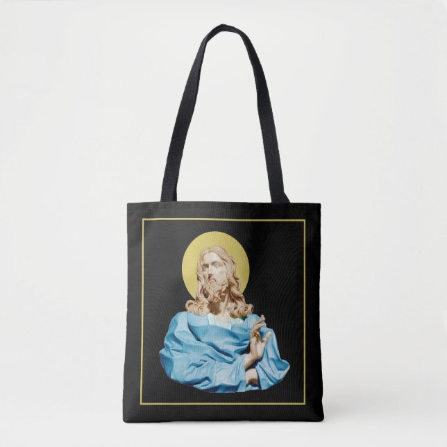 Gian Lorenzo Bernini Bust of Christ 1679  Tote Bag (Front)