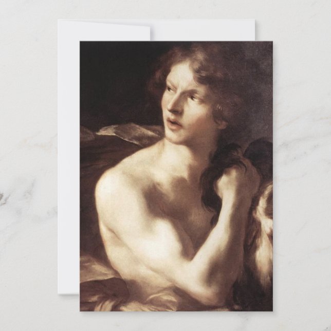 Gian Lorenzo Bernini - David with Head of Goliath Invitation (Front)