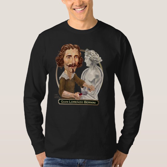 Gian Lorenzo Bernini Sculptur Architect Baroque T-Shirt (Front)